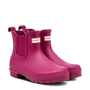 NWT Hunter Violet Original Chelsea Rain Boot 10
